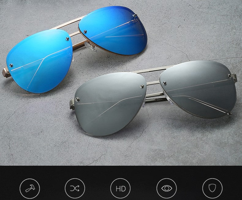 Polarized Premium Aviator Sunglasses, High Quality, Spring Hinge