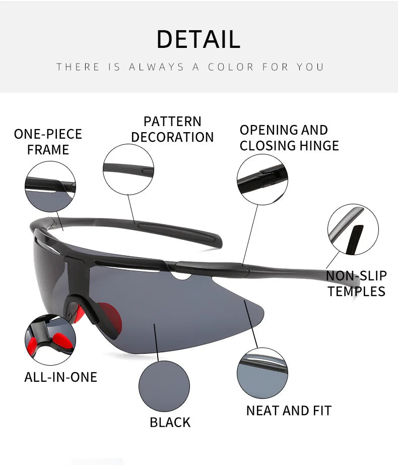 Universal FIT UV Rimless Mirrored UV Sports Sunglasses | Sleek Design | Excellent Fitting | URS004HVR