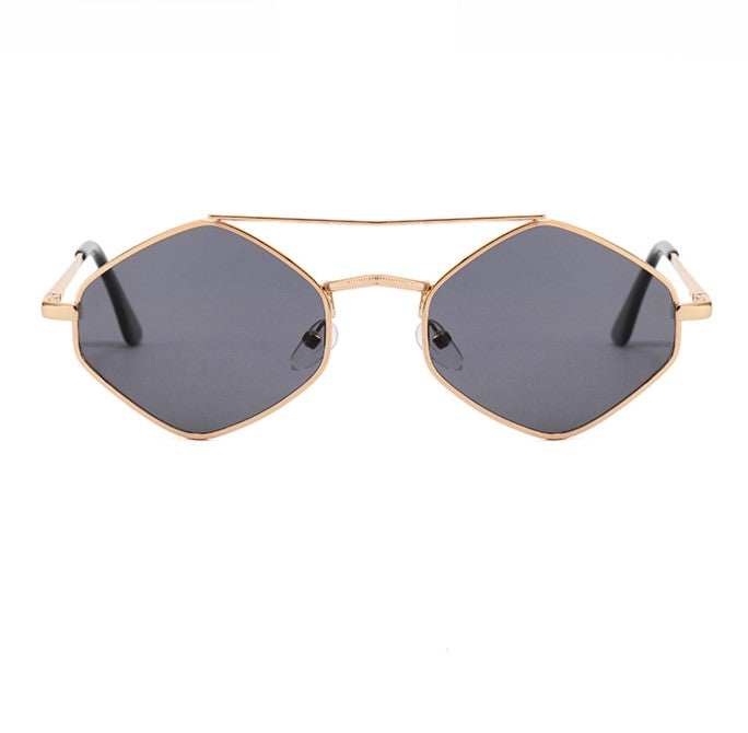 Latest Double Beam Prism Polarized Alloy Sunglasses for Men & Women || Spring Hinge || 2BP002HVR