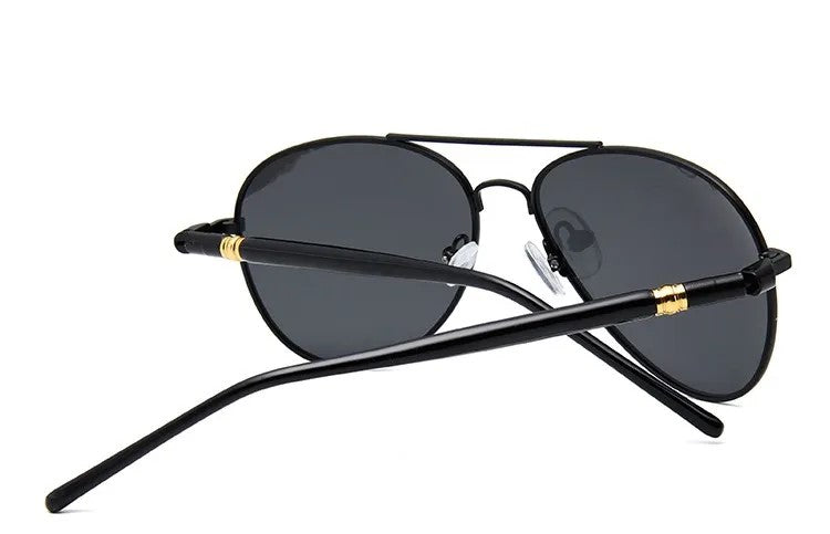 Aviator Classic Polarized Wooden Sunglasses || AW002HVR
