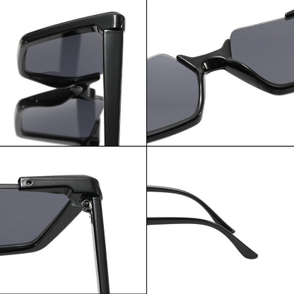 Polygon Trendy High Quality Polycarbonate Sunglasses || Metal Hinge || CUT002HVR