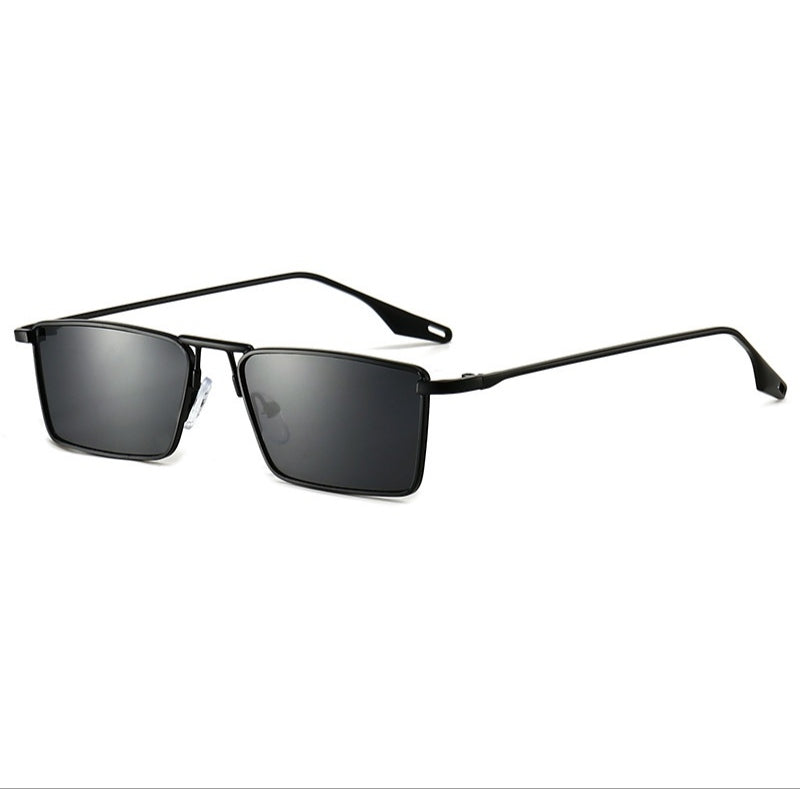 Rectangular Modern Metal Sunglasses for Men & Women || PR004HVR