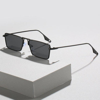 Rectangular Modern Metal Sunglasses for Men & Women || PR004HVR
