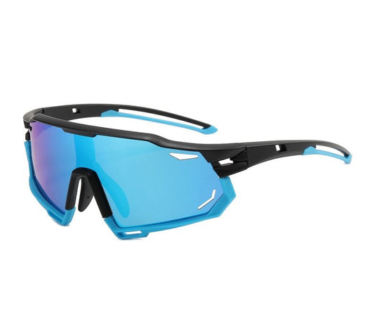 Polarized Premium Sports Sunglasses | UV400 Protected | Anti FOG Ventilated Lens | Hydrophobic | Silicon Padded Sports Grip | Light Weight | High Performance