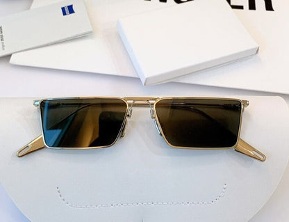 Rectangular Modern Metal Sunglasses for Men & Women || PR004HVR